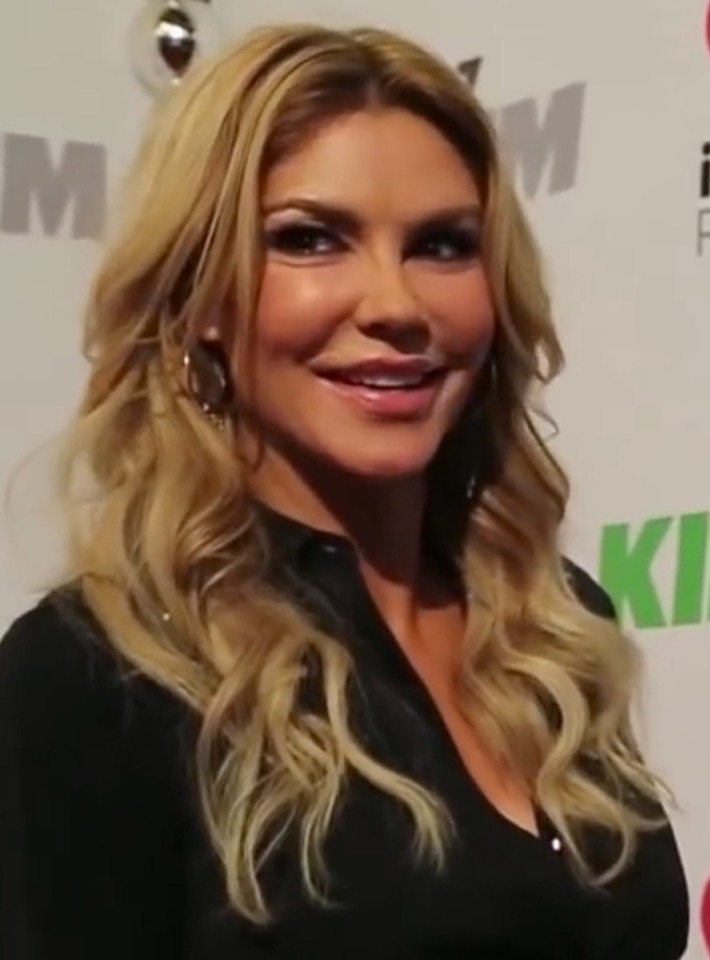 Brandi Glanville photographed arriving at red carpet Hollywood event