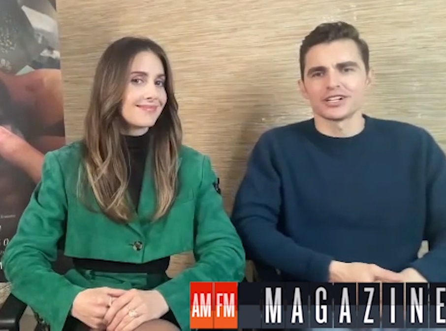 Alison Brie and Dave Franco attending film premiere