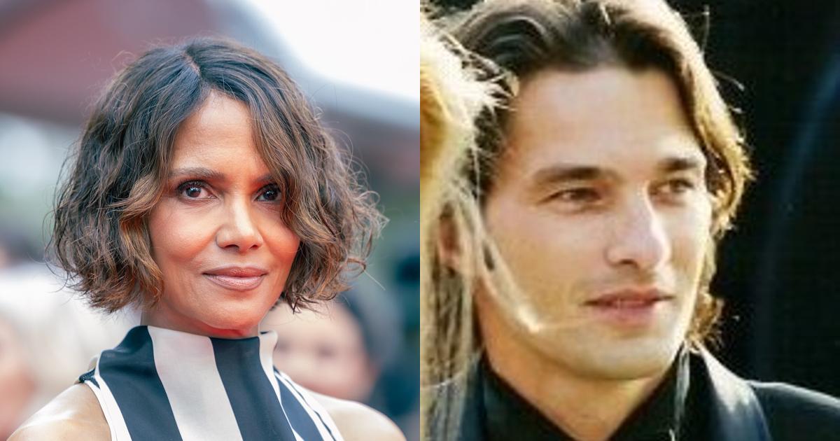 Halle Berry and Olivier Martinez formal press portrait
