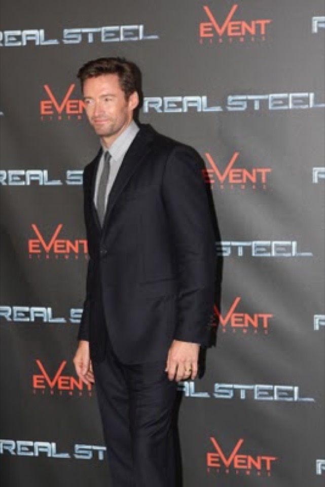Hugh Jackman photographed on red carpets and during promotional tours
