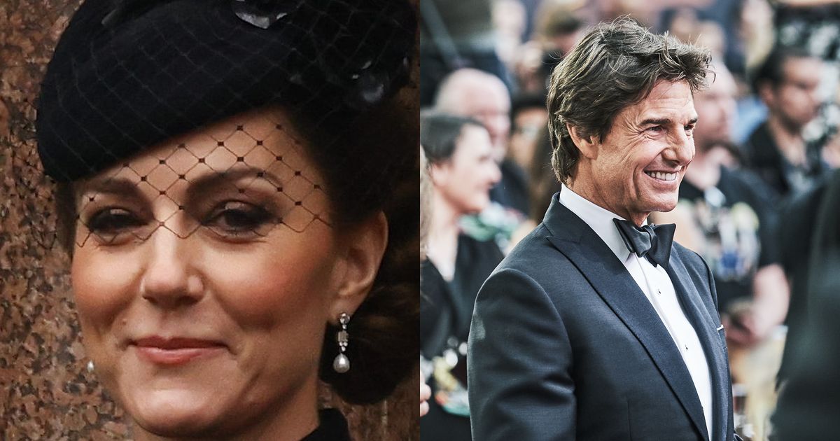 Kate Middleton Princess of Wales and Tom Cruise London film premiere