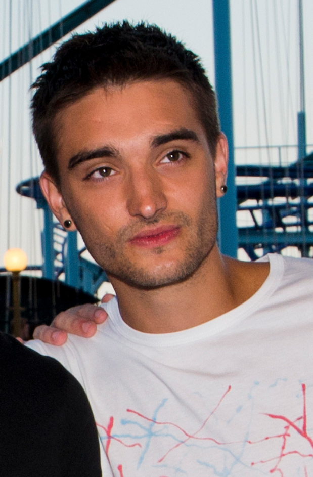 Tom Parker photographed at music award event