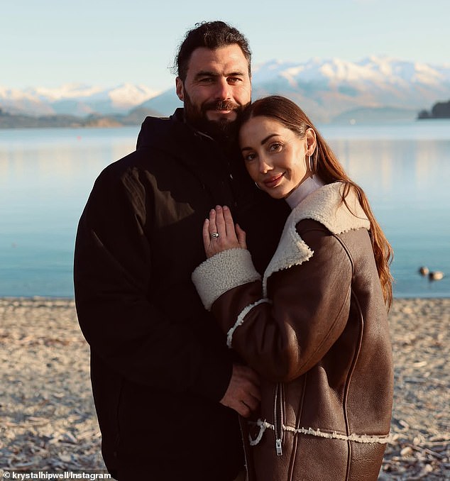 Krystal and Neil Hipwell posing together