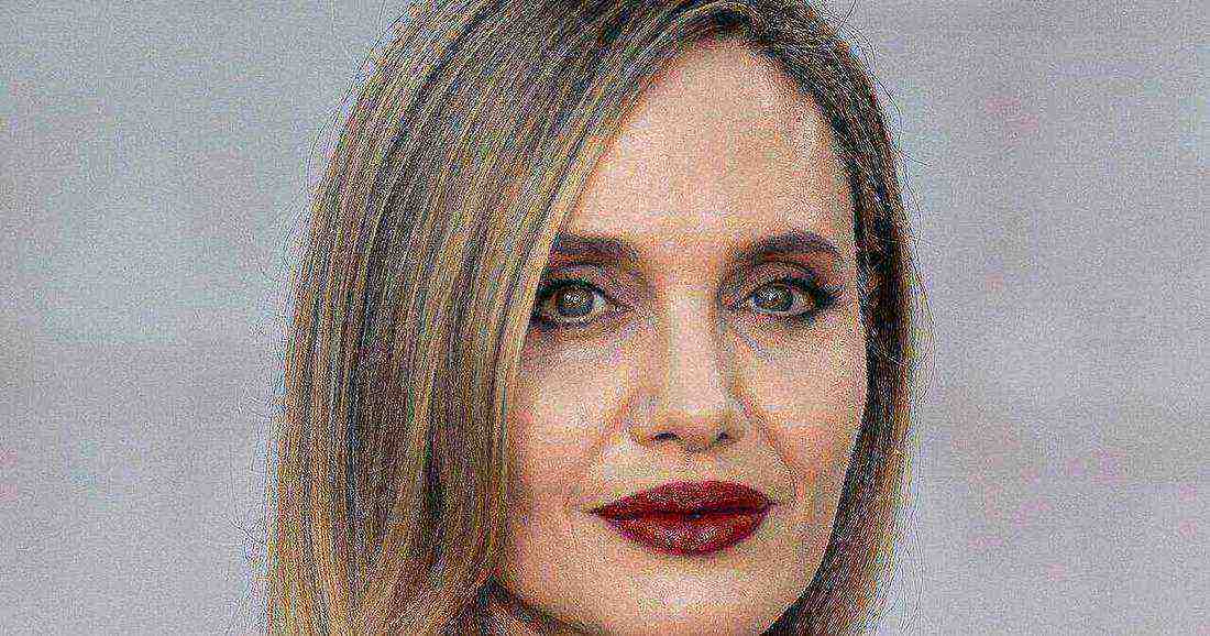 Angelina Jolie portrait on red carpet